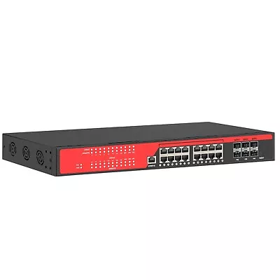 IenRon 22 Port 2.5G Managed Layer 3 Network Switch 16 X 2.5 Gigabit Base-T P... • $512.38