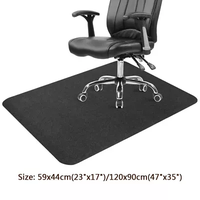 Non-slip Computer Office Chair Mat Carpet Hardwood Floor Scratch Protector Lot • £4.21