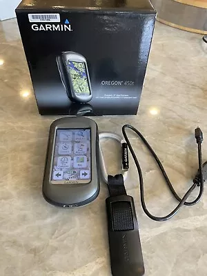 Garmin Oregon 450t Handheld GPS Touchscreen Fully Working Never Used • $100