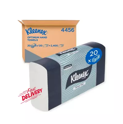 Kimberly Clark Kleenex Compact Hand Towel 20 Packs X 120 Towels (4456) • $65