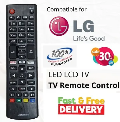 LG REMOTE CONTROL REPLACEMENT THAT WORKS WITH ALL LG TV MODELS NEW/OLD UK Stock • £3.45