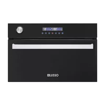 600*395*460mm Steam Oven Built In Black Glass Di Lusso For Kitchen • $1049