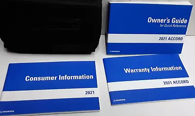 2021 Honda Accord Owners Manual Operators User Guide Book Set Sedan • $43.11