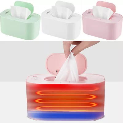 Portable Baby Wipes Warmer Wipe Heater Wet Dispenser Holder Travel Case Box USB* • $29.69