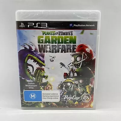 Plants Vs Zombies Garden Warfare PS3 PlayStation 3 Brand New Sealed Free Postage • $49.99