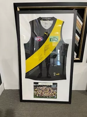 Collectables Richmond  The Tigers  AFL Football Guernsey Signed And Famed • $650