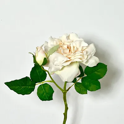 Brand New Abigail Ahern Rosa Vanilla Cream Rose RRP £15 Faux Artificial Flowers • £11.95