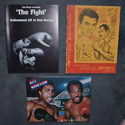 Muhammad Ali V Ken Norton Trilogy 3 Onsite Programs • £375