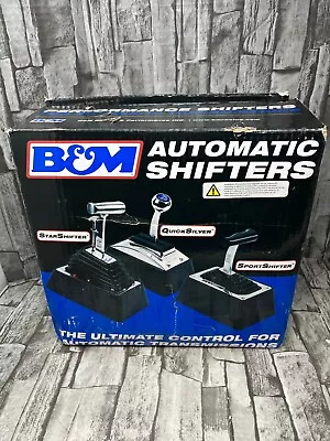 B&M 81683 Quicksilver Ratchet Shifter Fits Ford/GM/Mopar 3 & 4-Speed Automatic • $354.99