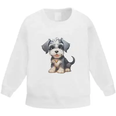 'Miniature Schnauzer' Kid's Sweatshirt / Sweater / Jumper (KW043053) • $16.41