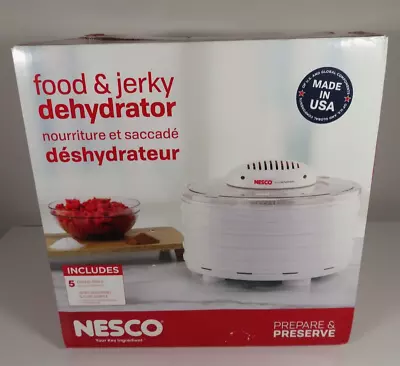 NESCO Food & Jerky Dehydrator FD-38 Tray Snackxpress New Sealed *Box Damage* • $29.95