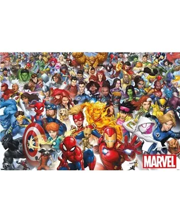 MARVEL COMICS - THE MARVEL LINEUP POSTER - 22x34 - 23828 • $4.99