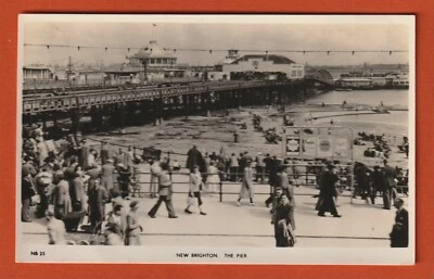 £1 • Buy Tokim Real Photo Postcard, The Pier, New Brighton