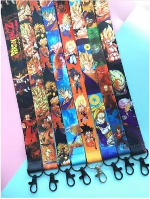 10pcs Japanese Anime Neck Strap Lanyard Key Chain Phone Card Badge Holder • $11.90