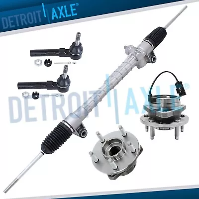 Steering Rack And Pinion Wheel Bearing Hubs Tie Rods For Chevy Malibu Aura G6 • $194.83