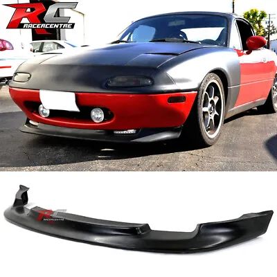 Fits 90-97 Mazda Miata MX5 MX-5 GV Front Bumper Lip Spoiler PU Black • $47.89