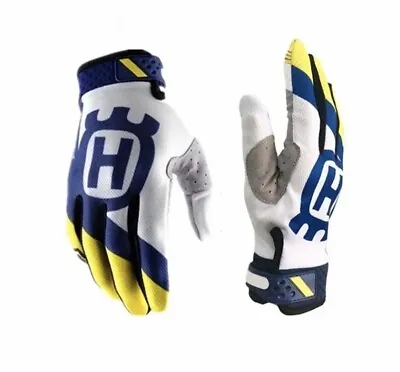 Husqvarna MX Gloves - Motocross Gloves - Size LARGE  ( E21 ) • £19.99
