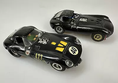 2 Vintage 1/32 Cox Cheetah Slot Car Black Untested Estate Find • $150