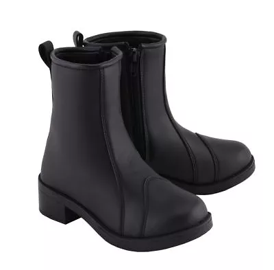 Milwaukee Leather Women's Clean Style Motorcycle Riding Boot W/ Toe Cap *MBL9485 • $69.99