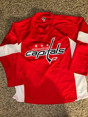 NHL Washington Capitals Red Official Licensed Jersey Mens Size M • $21.92
