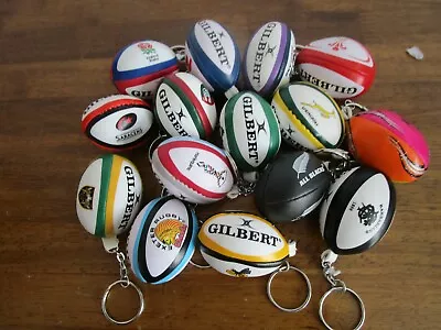 Gilbert Rugby Ball Sponge Keyring England New Zealand Wales South Africa++ • £8