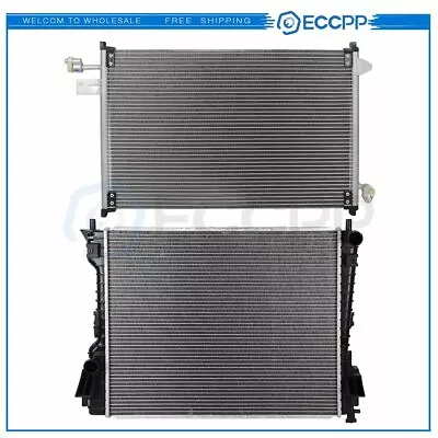 Aluminum Radiator & AC Condenser Cooling Kit For 2005-2009 Ford Mustang • $116.99