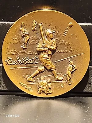 Babe Ruth Legends Of Baseball First Edition 1972 Bronze Medal (bill Gallo)  • $49.99