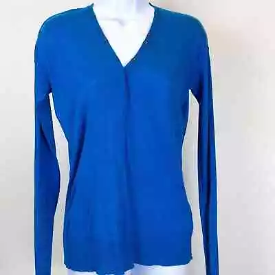 Martin + Osa Blue 3/4 Snap Sweater. Modal - Silk - Wool XS • $30
