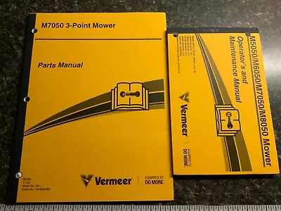 VERMEER 3- Point Mower Parts Maintenance Operator’s Manual  • $24.95