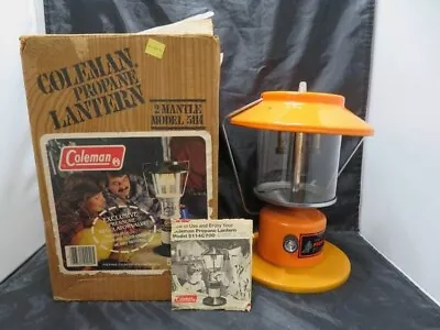 Vintage Sears Roebuck And Co. Double Mantle Propane Lantern W/Coleman Glass Glob • $9.99