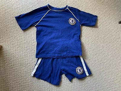 Boy's Official Club Shop Chelsea Fc Pyjamas Official Cotton 7-8 Years Old • £5.90