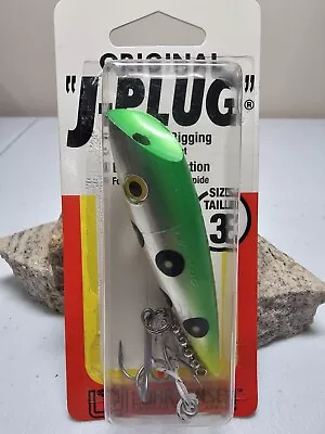  Luhr Jensen J-plug Rattles Size 3 UV Bright Flo Chartreuse / Green UV • $18.99