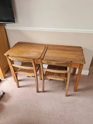 £100 • Buy Vintage Double School Desk