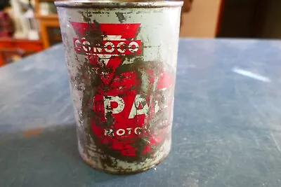 Vintage Empty Quart Oil Can Conoco Par Rough! Lot 24-7-CH • $5