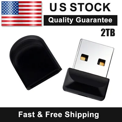 2TB USB Flash Drive Thumb Mini U Disk Memory Stick Pen PC Laptop Storage Black • $10.10