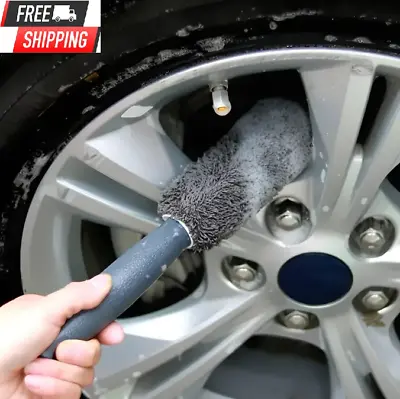 1pc Car Cleaning Brush: Car Wash Brush Wheel Brush Wheel Rim Detailing Brush • $7.49