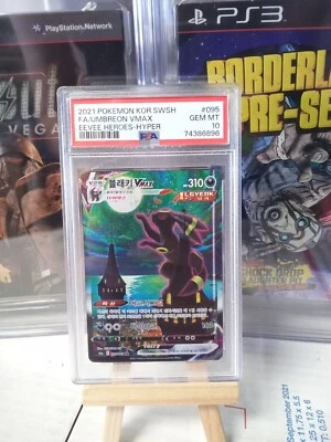 $1169.97 • Buy PSA 10 Gem Mint Umbreon VMAX Alt Art Eevee Heroes Hyper Korean 095/069 US Seller