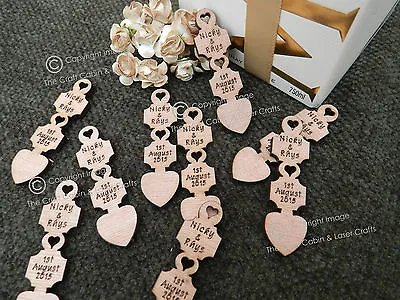 £1.71 • Buy Personalised Wooden Love Spoons, Favours, Table Decorations, Vintage Wedding