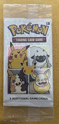 $5.99 • Buy SEALED 25th Anniversary General Mills Pokemon Cereal 3 Card Booster Packs Cards