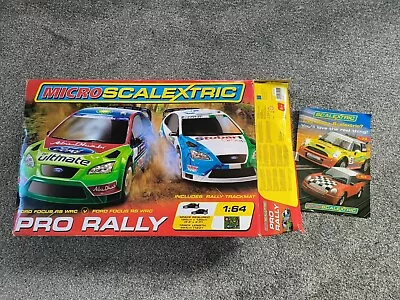 Hornby Micro Scalextric Pro Rally Ford Focus WRC 1:64 G1055 • £20