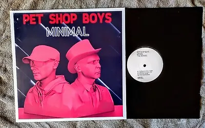 Pet Shop Boys Minimal  (remixes) Uk 12  Vinyl Promo - Free Custom Pic Sleeve • £39
