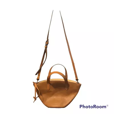 Street Level Brown Small Trapeze Crossbody Tote Or Purse • $25