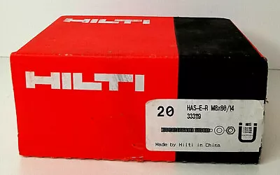 £15 • Buy HILTI FIXINGS 20 HAS-E-R M8x80/14