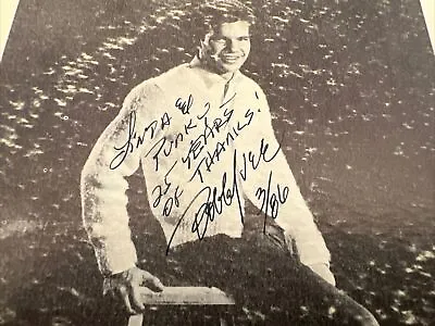 Bobby Vee Hand Signed Autograph 3/86  Lp Album  Take Good Care Of My Baby  • $74.99