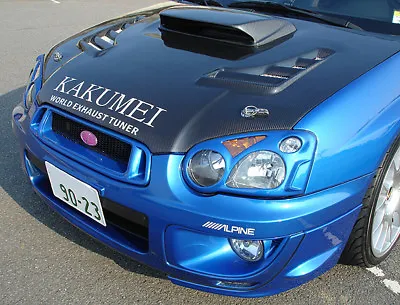 Sti Large 4  Carbon Fiber Hood Scoop Upgrade For 2004 2005 04 05 Impreza Wrx Sti • $260