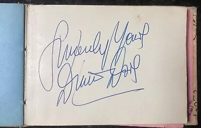 Autograph Book With Diana Dors Alan Lake Desmond Dekker G.O'Sullivan Ed Stewart • $155.42