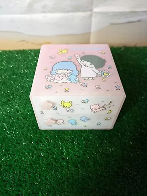 Vintage 1976 Sanrio Kawaii Little Twin Stars 2 Drawer Trinket Box - Original • $130