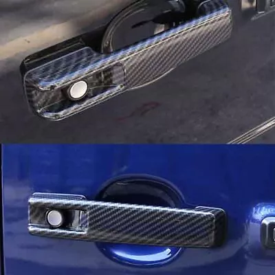 5pcs Handle Cover Trim Outside Door Fit For Benz G-Class 2004-2018 Carbon Fiber • $154.64