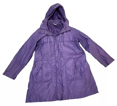 Marks & Spencer Indigo Collection Womens L 🟣 Rain Jacket • £7