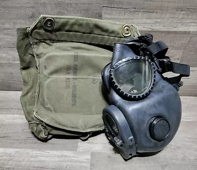 VTG 84 US Army Chemical Biological Gas Mask With Army Bag • $45.99